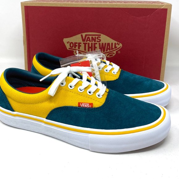 💖MEGA SALE💖VANS Era Pro Prime Atlantic Shoes Women’s Gold Suede VN0A347L0V1 - Picture 6 of 10